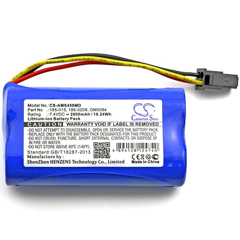 Li-ion Battery fits Aspect Medical System, Bis Vista, Bis Vista Monitoring, Bis Vista Monitoring System 7.4V, 2600mAh Medical Cameron Sino Technology Limited