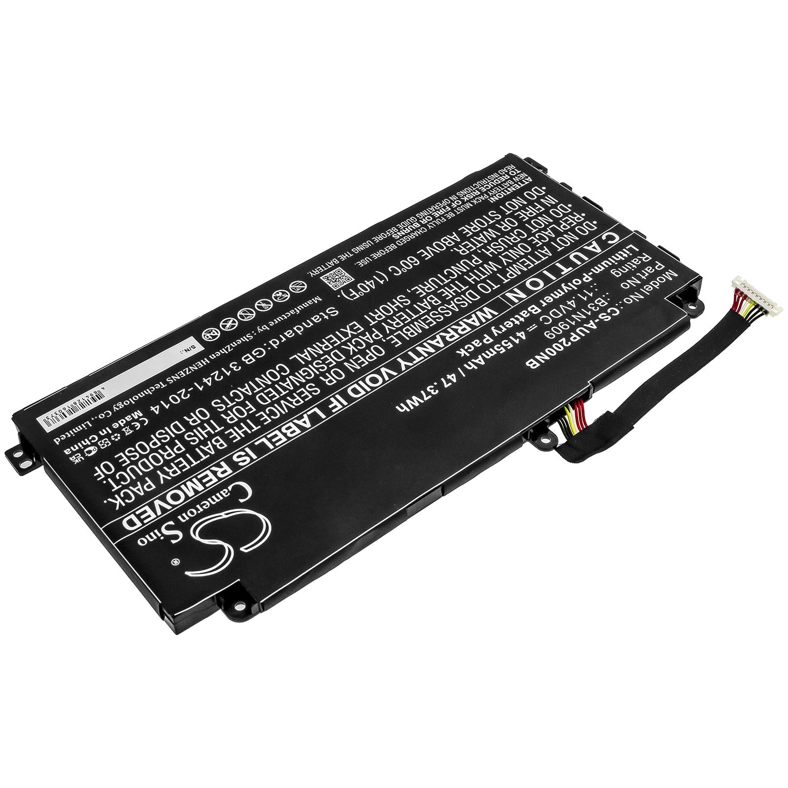 Li-ion Battery fits Asus, 0b200-03670000, B31n1909 11.4V, 4155mAh Notebook & Laptop Cameron Sino Technology Limited