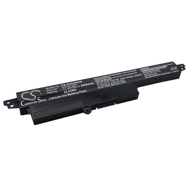 Li-ion Battery fits Asus, 200ca-ct161h, Ar5b125, Asus Vivobook F200ca 11.6" 11.25V, 2900mAh Notebook & Laptop Cameron Sino Technology Limited