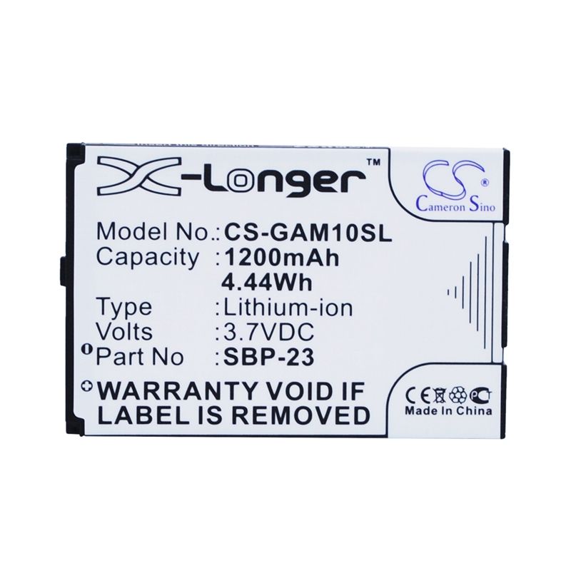 Li-ion Battery fits Asus, a10, m10, m10e 3.7V, 1200mAh Mobile & SmartPhone Cameron Sino Technology Limited