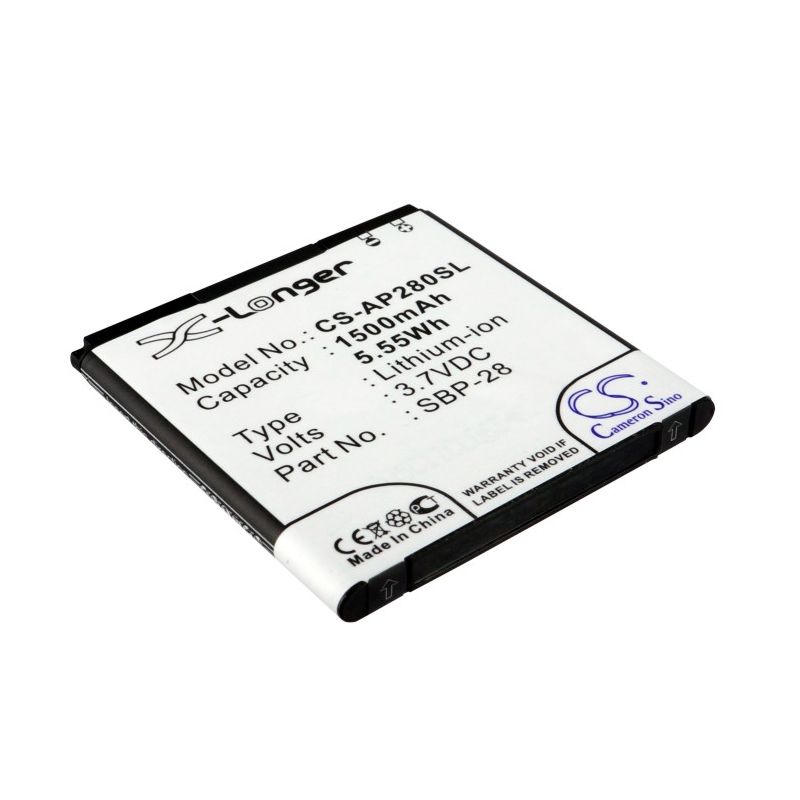 Li-ion Battery fits Asus, a66, padfone, t20 3.7V, 1500mAh Mobile & SmartPhone Cameron Sino Technology Limited