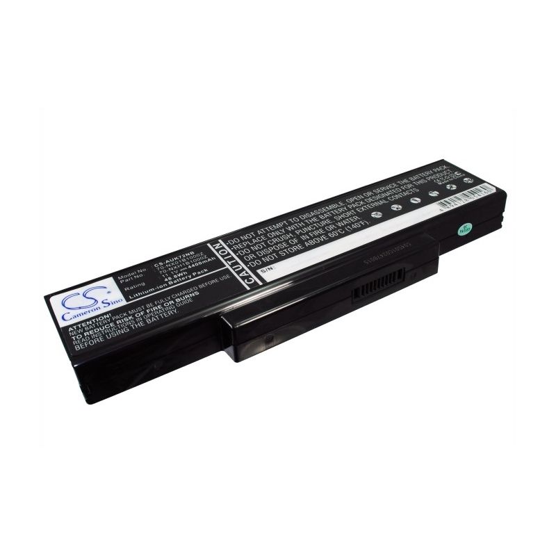 Li-ion Battery Fits Asus, A72, A72d, A72dr 11.1v, 4400mah Notebook & Laptop Cameron Sino Technology Limited