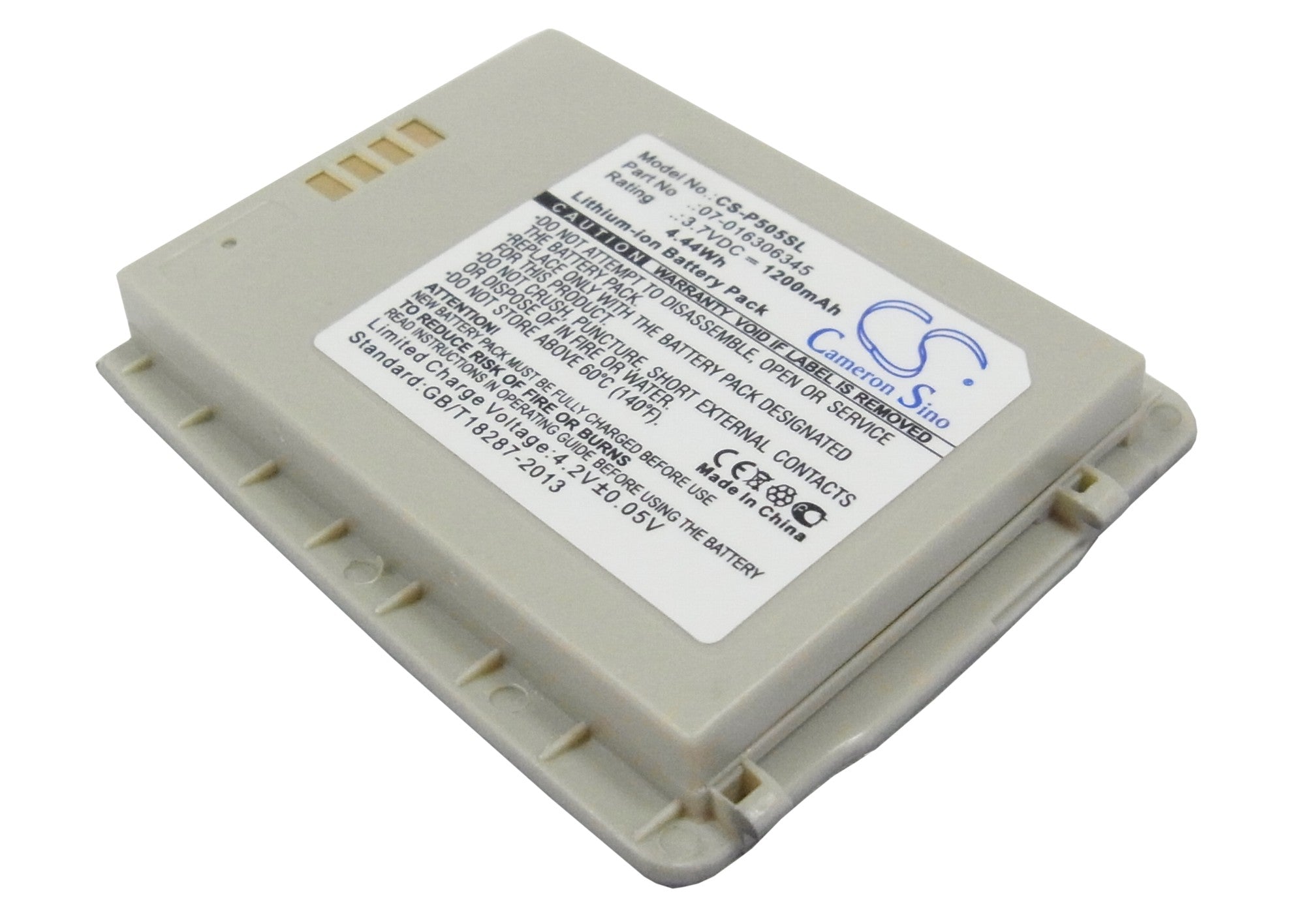 Li-ion Battery fits Asus, A8100, Mypal P505, Mypal P515 3.7V, 1200mAh Communications Cameron Sino Technology Limited