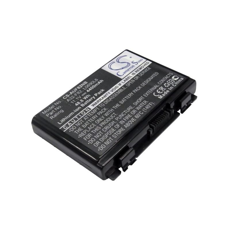 Li-ion Battery Fits Asus, F52, F52a, F52q 11.1v, 4400mah Notebook & Laptop Cameron Sino Technology Limited