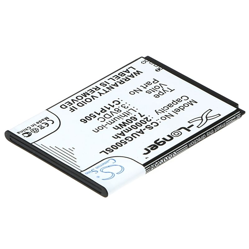Li-ion Battery fits Asus, g500tg, live dual sim, z00vd 3.8V, 2000mAh Mobile & SmartPhone Cameron Sino Technology Limited