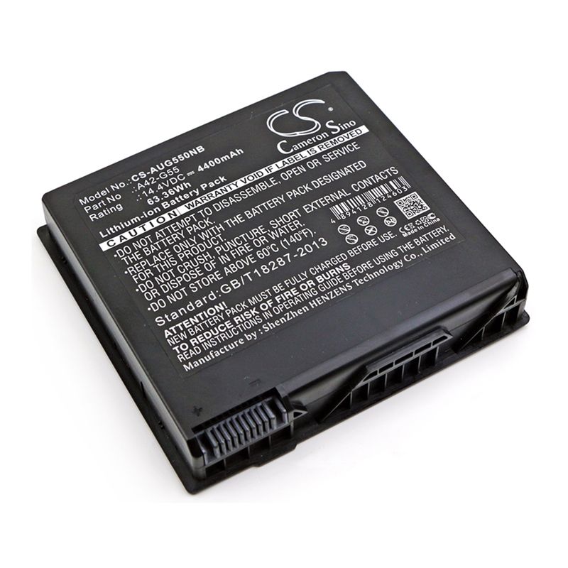 Li-ion Battery Fits Asus, G55, G55v, G55vm 14.4v, 4400mah Notebook & Laptop Cameron Sino Technology Limited