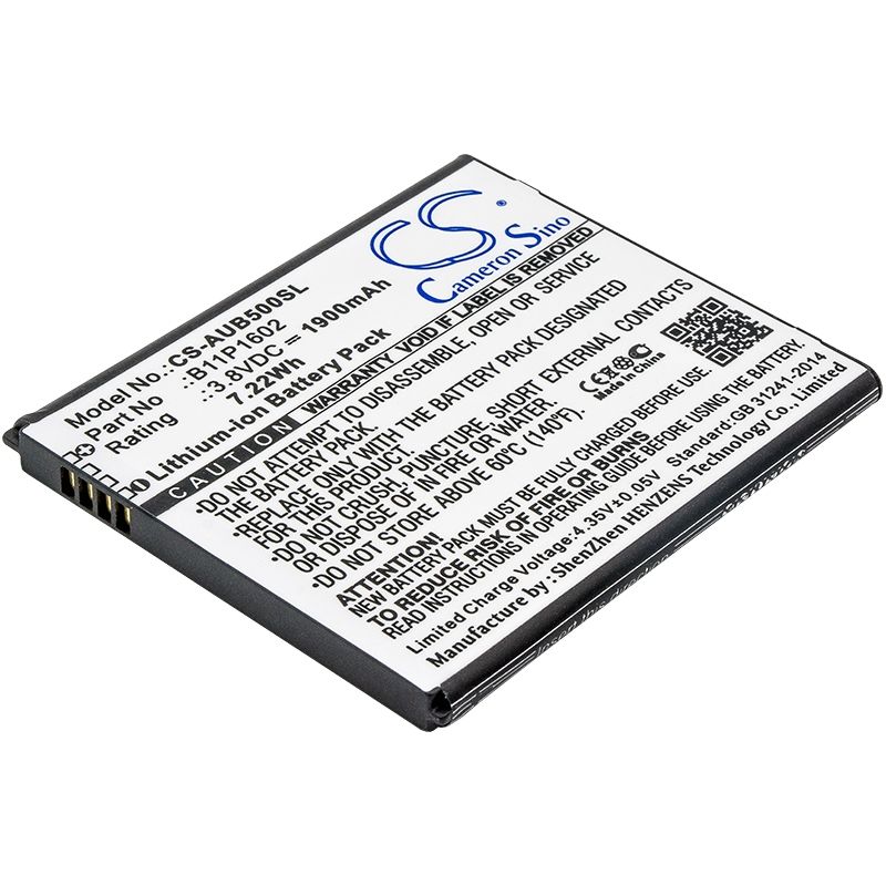 Li-ion Battery fits Asus, x00a, x00ada, zb500kl 3.8V, 1900mAh Mobile & SmartPhone Cameron Sino Technology Limited