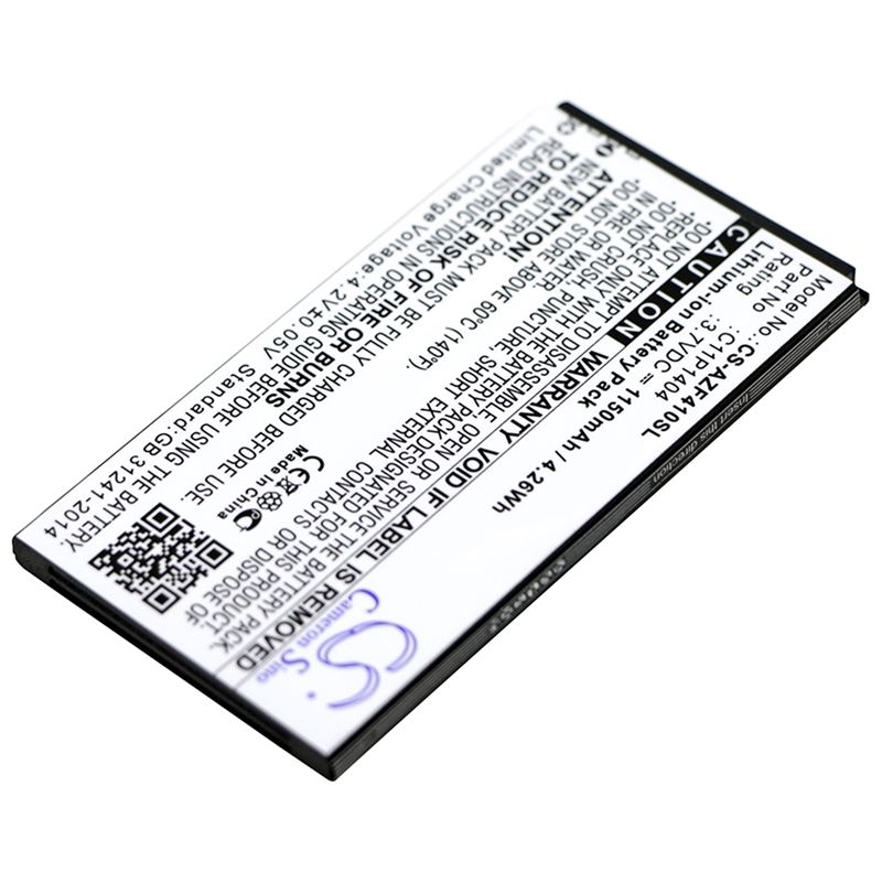 Li-ion Battery fits Asus, zenfone 4 a400cg, zenfone 4 pf400cg 3.7V, 1150mAh Mobile & SmartPhone Cameron Sino Technology Limited