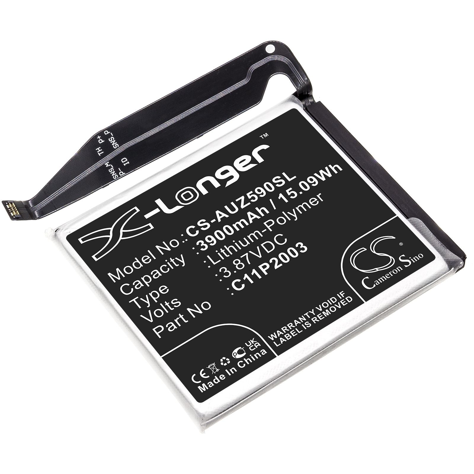 Li-ion Battery fits Asus, Zenfone 8, Zs590ks 3.87V, 3900mAh Mobile & SmartPhone Cameron Sino Technology Limited
