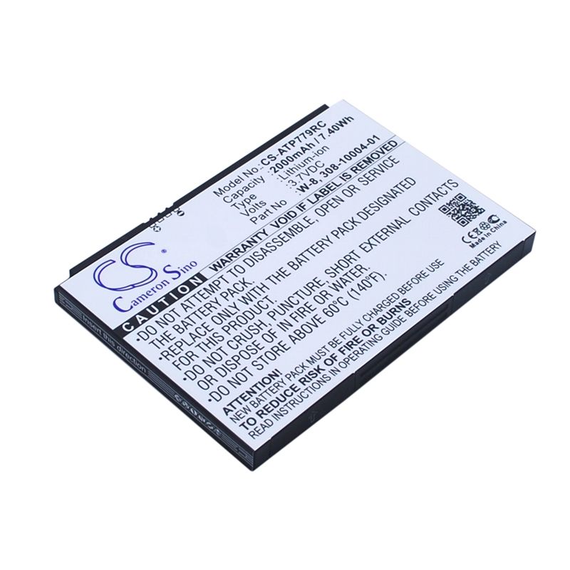 Li-ion Battery Fits At&t, Ac779s, Aircard 779s, Aircard 779s 4g 3.7v, 2000mah Hotspot Cameron Sino Technology Limited
