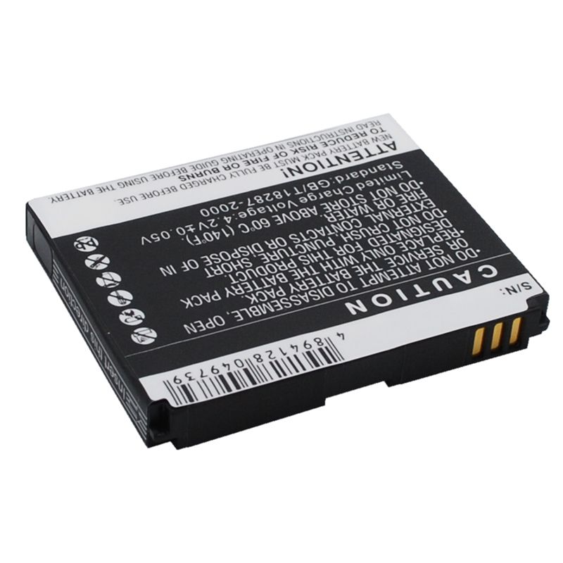 Li-ion Battery fits At&t, avail, n760 roamer, z990 3.7V, 1500mAh Mobile & SmartPhone Cameron Sino Technology Limited