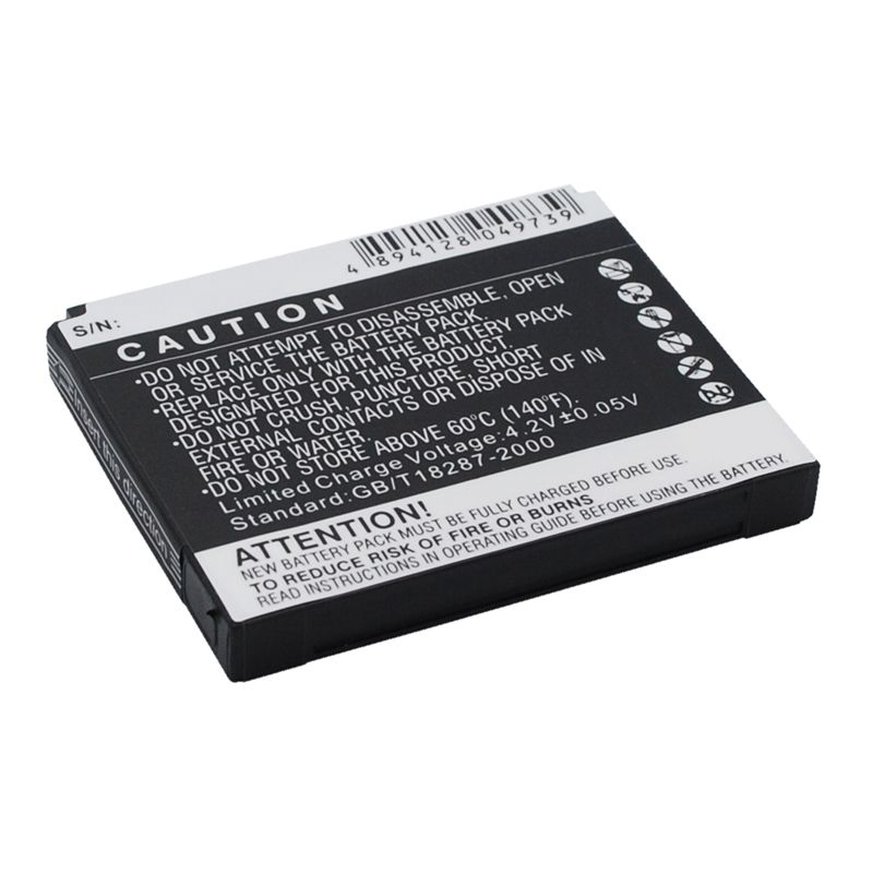 Li-ion Battery fits At&t, avail, n760 roamer, z990 3.7V, 1500mAh Mobile & SmartPhone Cameron Sino Technology Limited