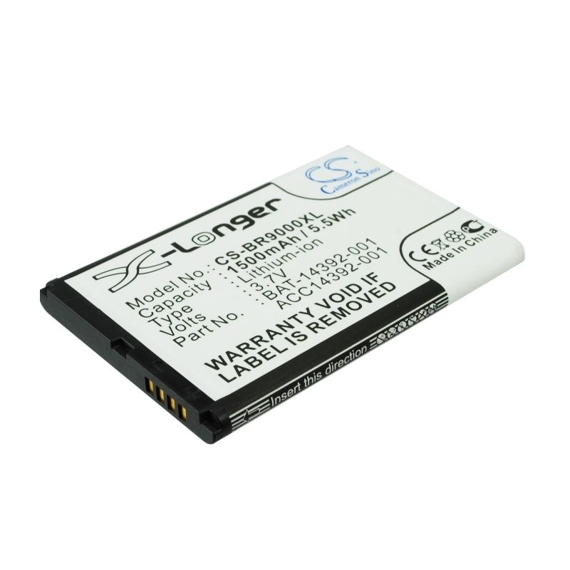 Li-ion Battery fits At&t, bold, blackberry, bold 9000 3.7V, 1500mAh Communications Cameron Sino Technology Limited