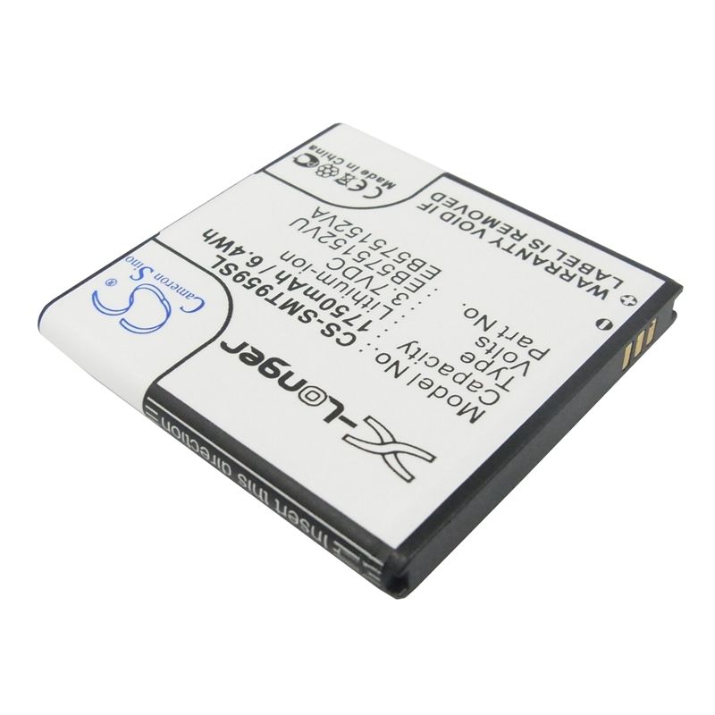 Li-ion Battery Fits At&t, Captivate, Epic 4g, Galaxy S 3.7v, 1750mah Communications Cameron Sino Technology Limited (Suspended)