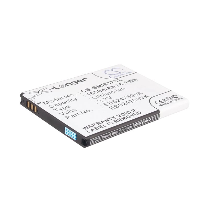 Li-ion Battery fits At&t, focus s, rugby smart, sgh-i847 3.7V, 1650mAh Mobile & SmartPhone Cameron Sino Technology Limited (Suspended)