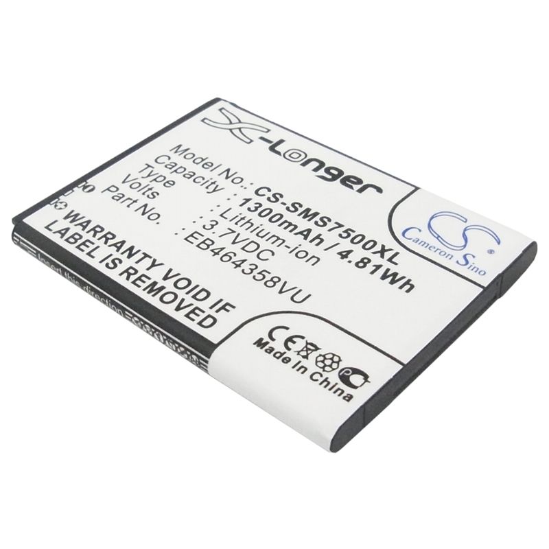 Li-ion Battery Fits At&t, Galaxy Appeal, Sgh-i827, Samsung 3.7v, 1300mah Mobile & SmartPhone Cameron Sino Technology Limited (Suspended)