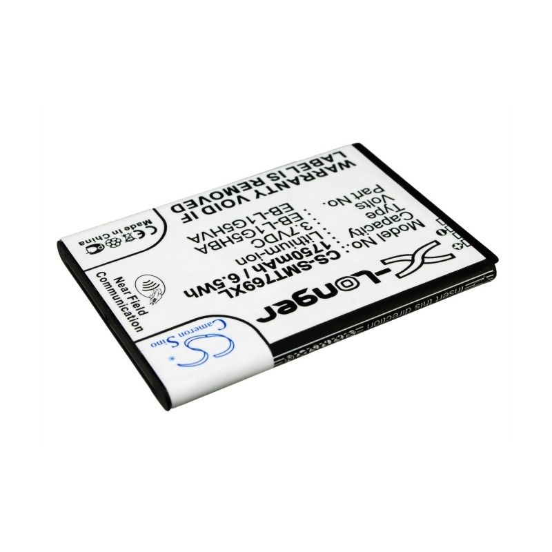 Li-ion Battery fits At&t, galaxy exhilarate, galaxy exhilarate 4g, sgh-i577 3.7V, 1750mAh Mobile & SmartPhone Cameron Sino Technology Limited