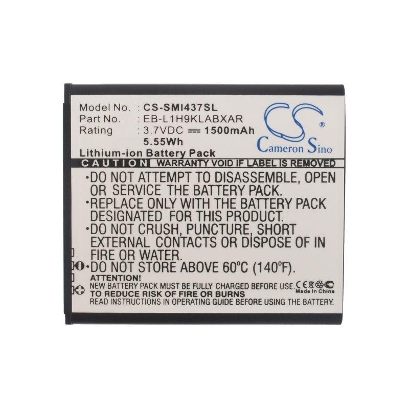 Li-ion Battery Fits At&t, Galaxy Express, Gt-i8730, Sgh-i437 3.7v, 1500mah Mobile & SmartPhone Cameron Sino Technology Limited