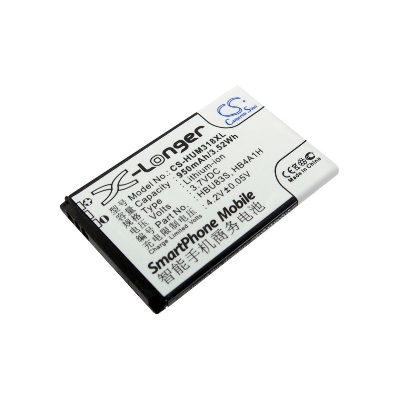 Li-ion Battery Fits At&t, Gophone U2800a, U2800a, Huawei 3.7v, 950mah Mobile & SmartPhone Cameron Sino Technology Limited