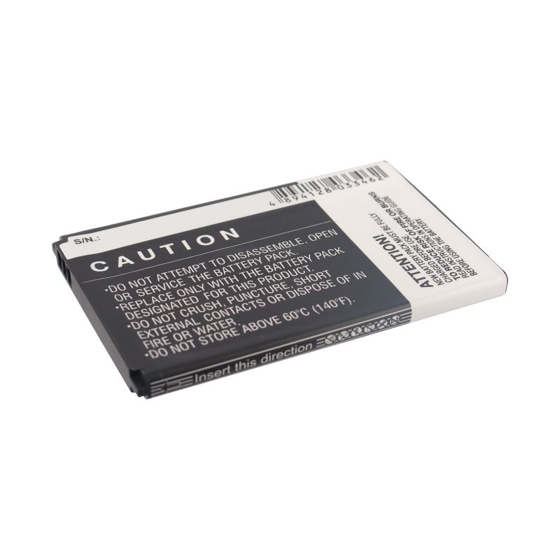 Li-ion Battery Fits At&t, Impulse 4g, Blu, Rave 3.7v, 1500mah Mobile & SmartPhone Cameron Sino Technology Limited