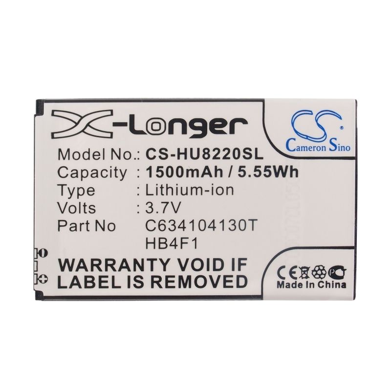 Li-ion Battery Fits At&t, Impulse 4g, Blu, Rave 3.7v, 1500mah Mobile & SmartPhone Cameron Sino Technology Limited