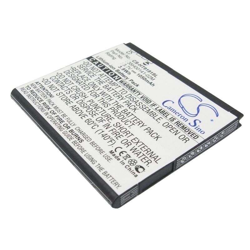 Li-ion Battery fits At&t, inspire 4g, htc, 7 surround 3.7V, 1050mAh Mobile & SmartPhone Cameron Sino Technology Limited