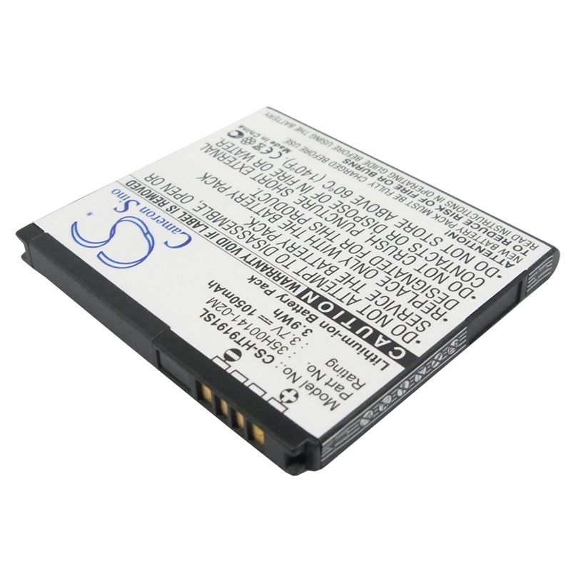 Li-ion Battery fits At&t, inspire 4g, htc, 7 surround 3.7V, 1050mAh Mobile & SmartPhone Cameron Sino Technology Limited