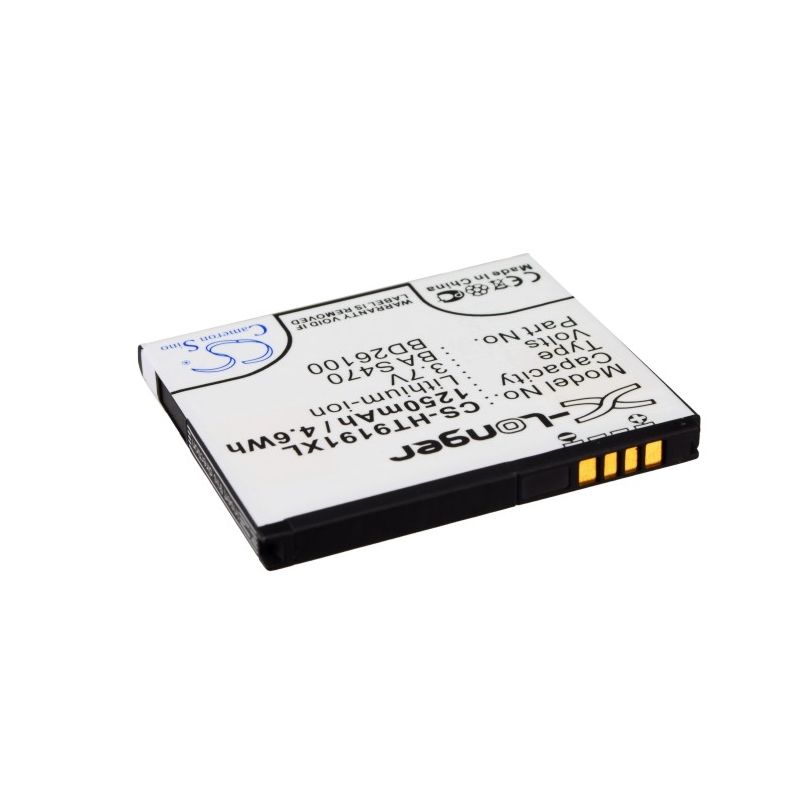 Li-ion Battery fits At&t, inspire 4g, htc, 7 surround 3.7V, 1250mAh Mobile & SmartPhone Cameron Sino Technology Limited