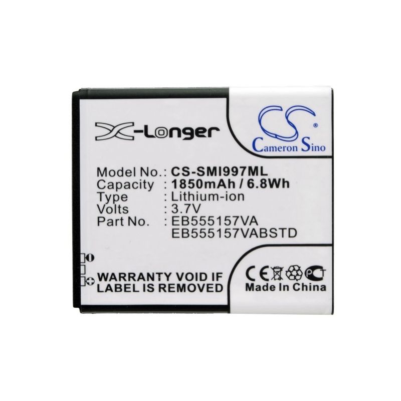 Li-ion Battery Fits At&t, Sgh-i997, Samsung, Galaxy S Ii Hd Lte 3.7v, 1850mah Mobile & SmartPhone Cameron Sino Technology Limited