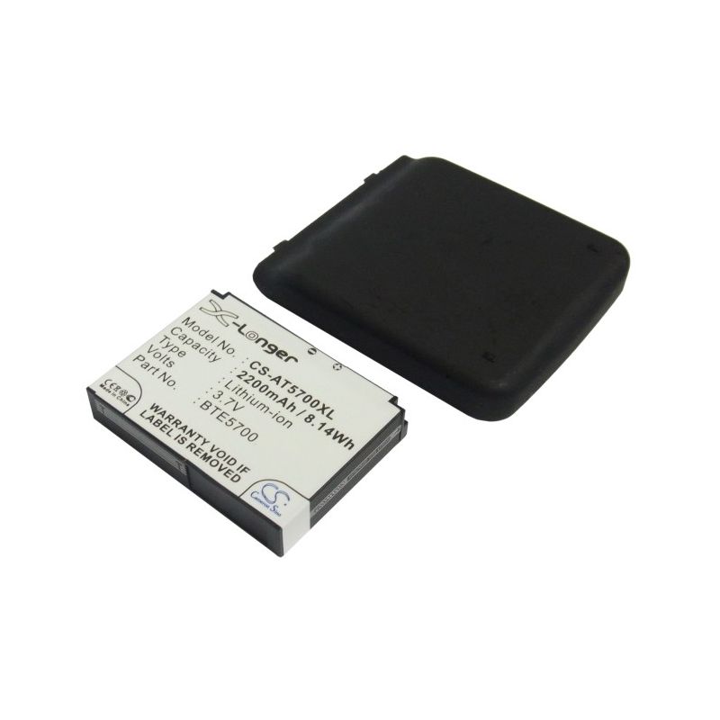 Li-ion Battery fits At&t, smt5700, smt-5700, audiovox 3.7V, 2200mAh Mobile & SmartPhone Cameron Sino Technology Limited