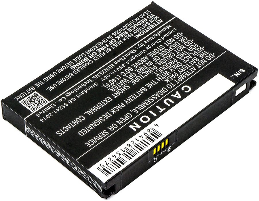 Li-ion Battery fits At&t, Unite Explore, Unite Explore Rugged 3.8V, 4300mAh Hotspot Cameron Sino Technology Limited
