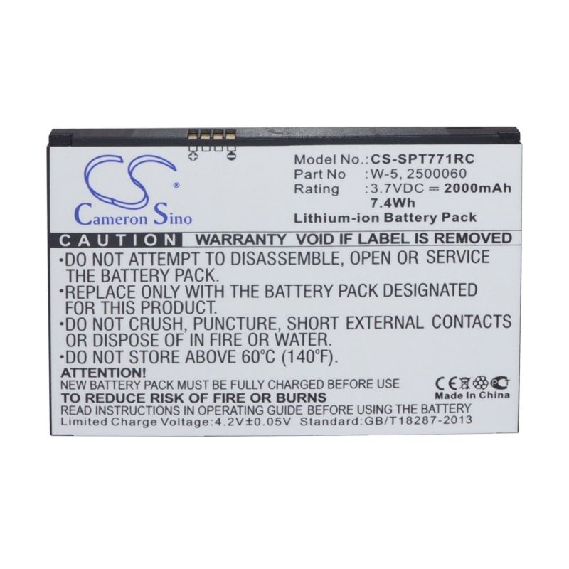Li-ion Battery fits At&t, Unite, Unite-344b, Netgear 3.7V, 2000mAh Hotspot Cameron Sino Technology Limited