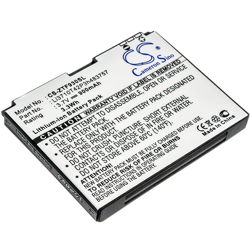 Li-ion Battery fits At&t, Z431, Orange 3.7V, 900mAh Mobile & SmartPhone Cameron Sino Technology Limited