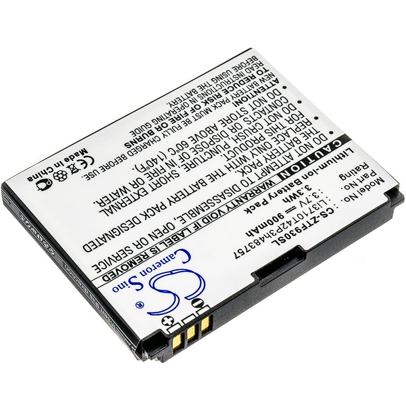 Li-ion Battery fits At&t, Z431, Orange 3.7V, 900mAh Mobile & SmartPhone Cameron Sino Technology Limited