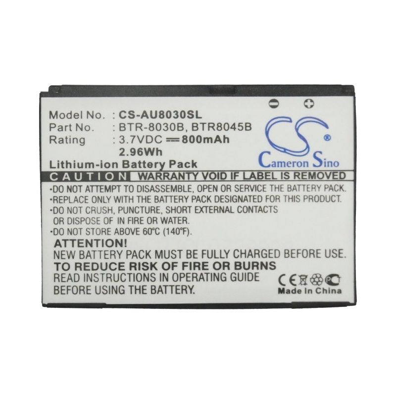 Li-ion Battery fits Audiovox, pcd txt8030, pcd txt8030 razzle, pantech 3.7V, 800mAh Mobile & SmartPhone Cameron Sino Technology Limited