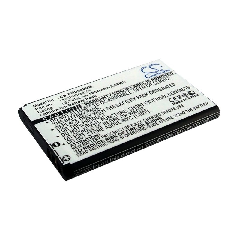 Li-ion Battery Fits Babymoov, Touch Screen Baby Monitor, Detewe, Vision 4000 3.7v, 1050mah BabyPhone Cameron Sino Technology Limited
