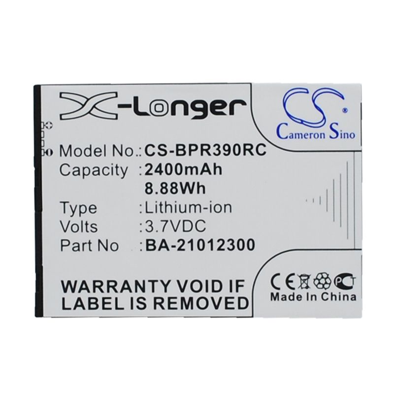 Li-ion Battery fits Bandrich, Bandluxe Pr39, Bandrich 3.7V, 2400mAh Hotspot Cameron Sino Technology Limited