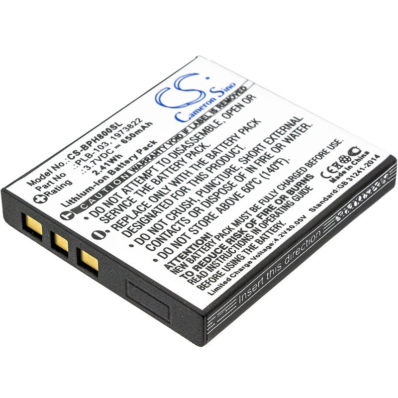 Li-ion Battery fits Bang & Olufsen, Beoplay H7, Beoplay H8, Beoplay H9 3.7V, 650mAh Wireless Headset Cameron Sino Technology Limited