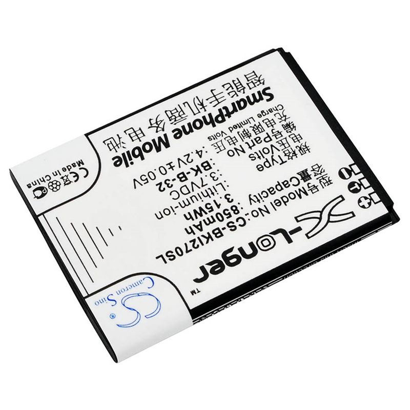 Li-ion Battery fits Bbk, i18, i270, i6 3.7V, 850mAH Mobile & SmartPhone Cameron Sino Technology Limited