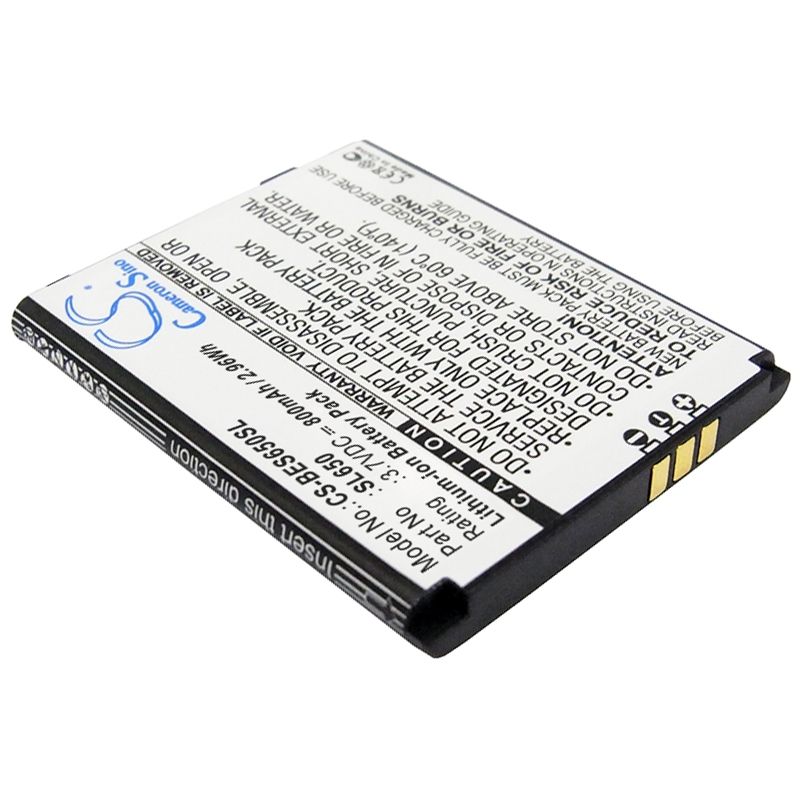 Li-ion Battery fits Bea-fon, sl650 3.7V, 800mAh Mobile & SmartPhone Cameron Sino Technology Limited