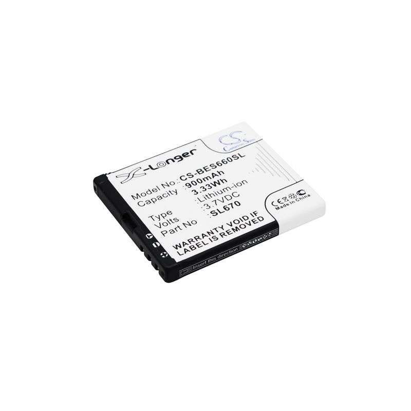 Li-ion Battery fits Bea-fon, sl652a, sl652af, sl660 3.7V, 900mAh Mobile & SmartPhone Cameron Sino Technology Limited