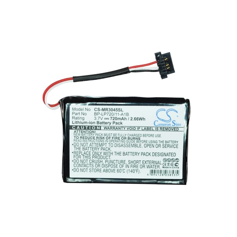 Li-ion Battery Fits Becker, Active 43 Talk, Active 43 Traffic, Active 43 Transit 3.7v, 720mah GPS & Navigator Cameron Sino Technology Limited