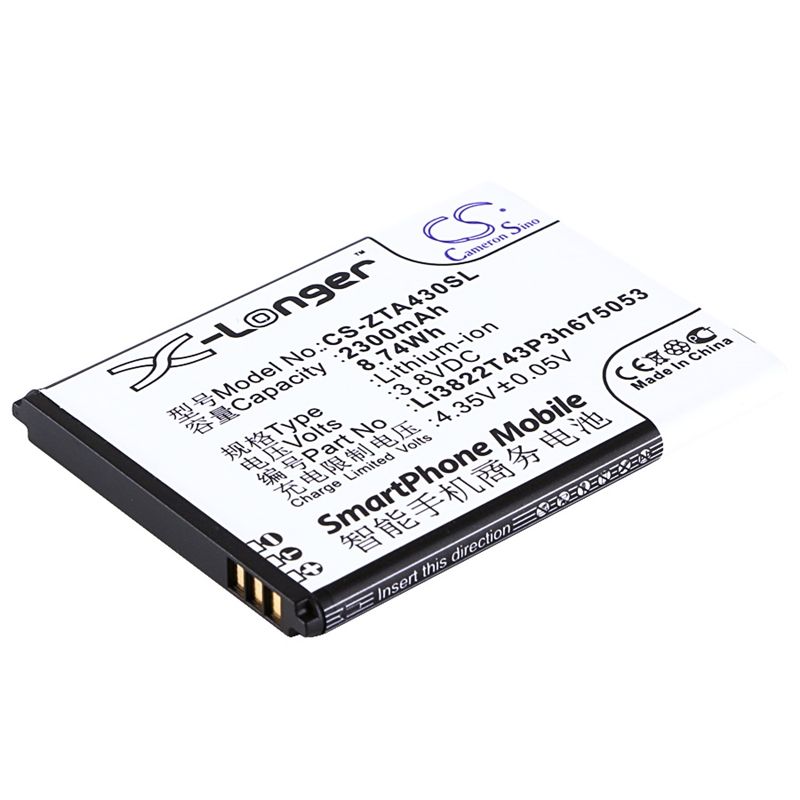 Li-ion Battery Fits Beeline, Pro, Telstra, 4gx Buzz 3.8v, 2300mah Mobile & SmartPhone Cameron Sino Technology Limited