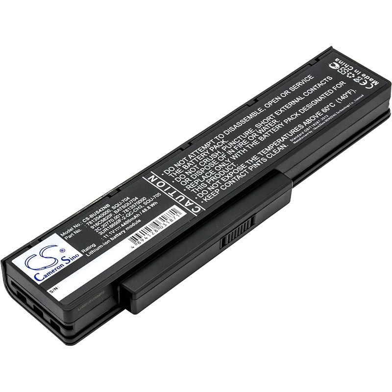 Li-ion Battery fits Benq, Joybook A52, Joybook A52e, Joybook A53 11.1V, 4400mAh Notebook & Laptop Cameron Sino Technology Limited