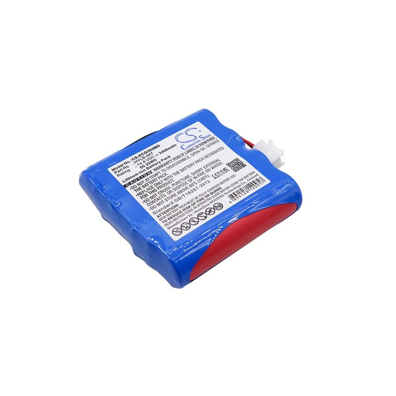 Li-ion Battery fits Biocare, Ecg-3010, Ecg-3010 Digital 3-channel Ecg, 14.8V, 3400mAh Medical Cameron Sino Technology Limited