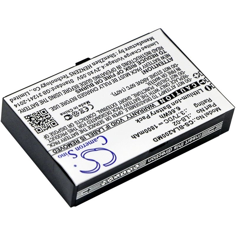 Li-ion Battery fits Biolicht, A2, A3, A4 3.7V, 1800mAh Medical Cameron Sino Technology Limited