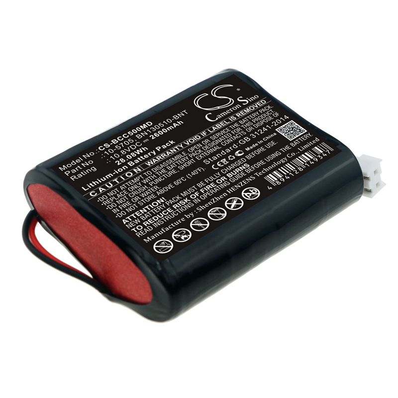 Li-ion Battery fits Bionet, Compact 5, Compact 7 10.8V, 2600mAh Medical Cameron Sino Technology Limited