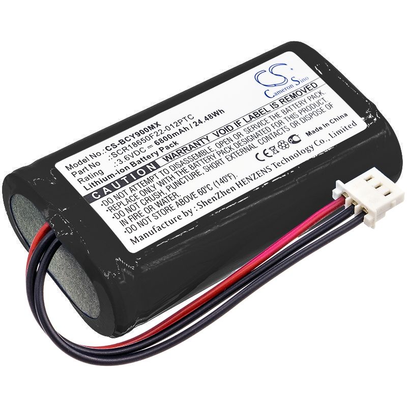 Li-ion Battery fits Bionet, Oximete Oxy9 Wave, Bionet 3.6V, 6800mAh Medical Cameron Sino Technology Limited