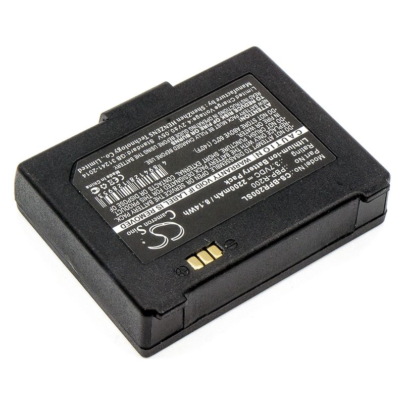 Li-ion Battery Fits Bixolon, Spp-r200/ii, Spp-r300, Spp-r400 3.7v, 2200mah Portable Printer Cameron Sino Technology Limited