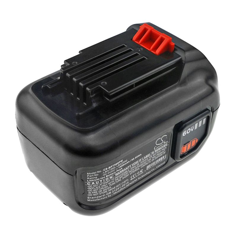 Li-ion Battery Fits Black & Decker, 60v Max Blower, 60v Max Powerswap 20 Cordless Mower 60.0v, 1500mah Lawn Mowers Cameron Sino Technology Limited